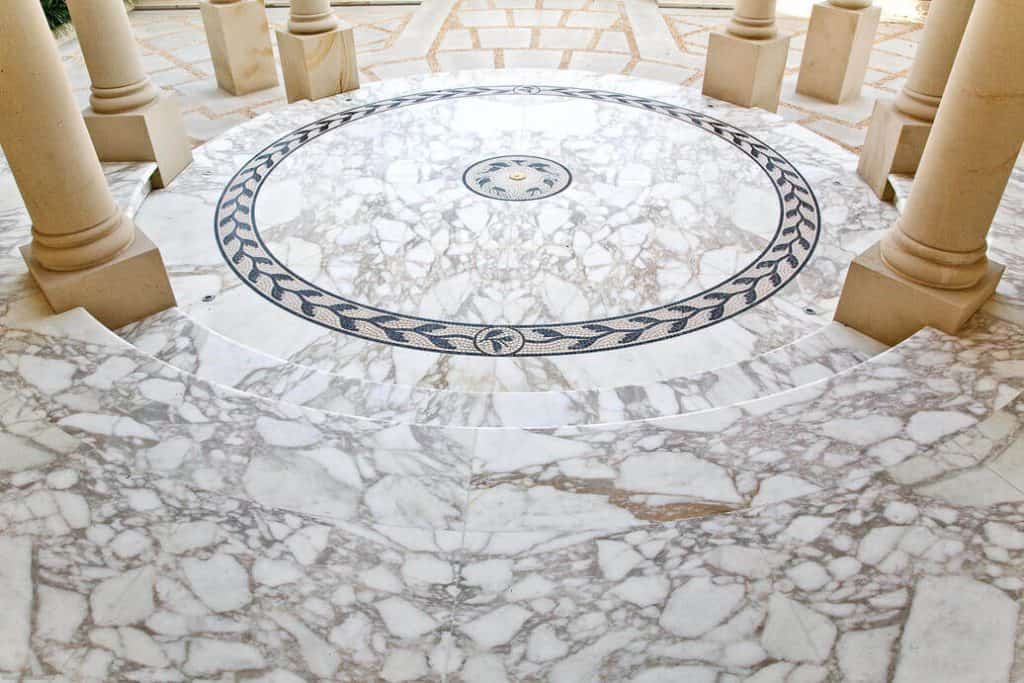 arabescato marble entry foyer pattern 2