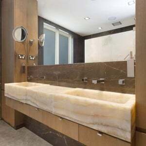 onyx iris solid double vanity