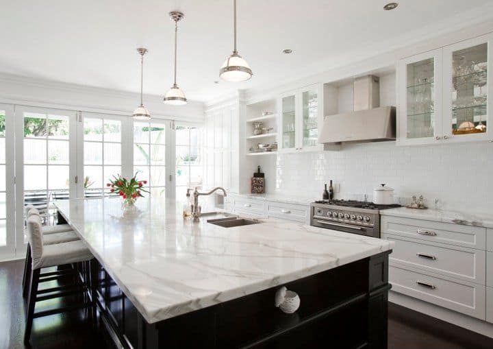 Marble Kitchen Island