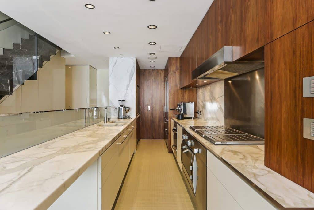 Calacatta extra kitchen island
