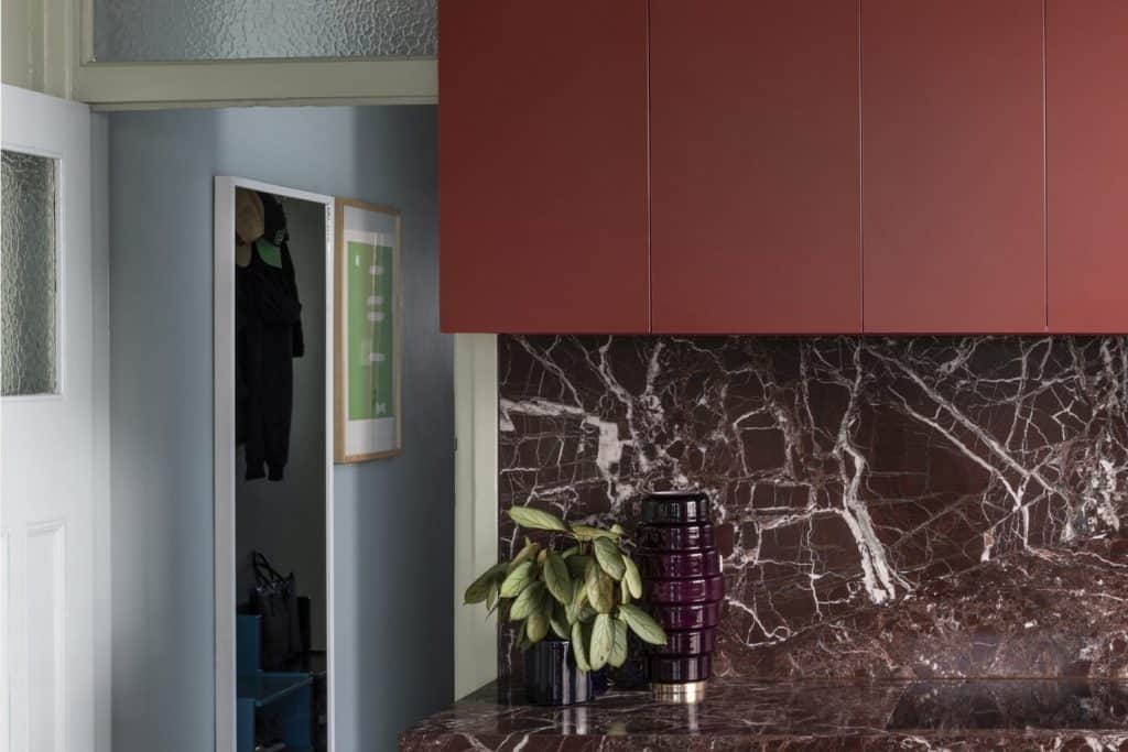 Rosso Lepanto Kitchen 2