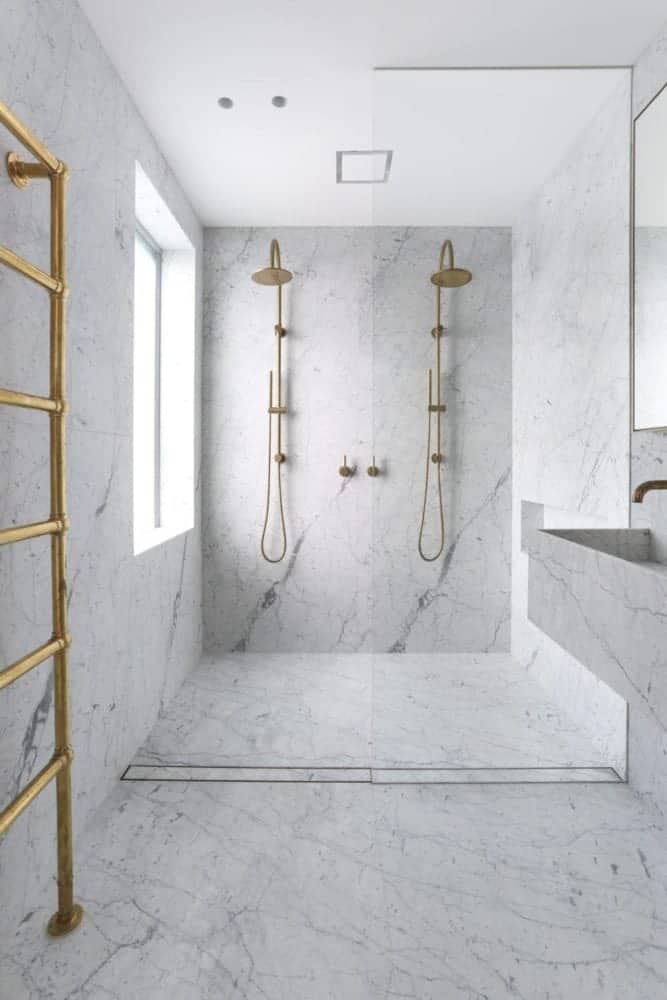 carrara gioia marble bathroom