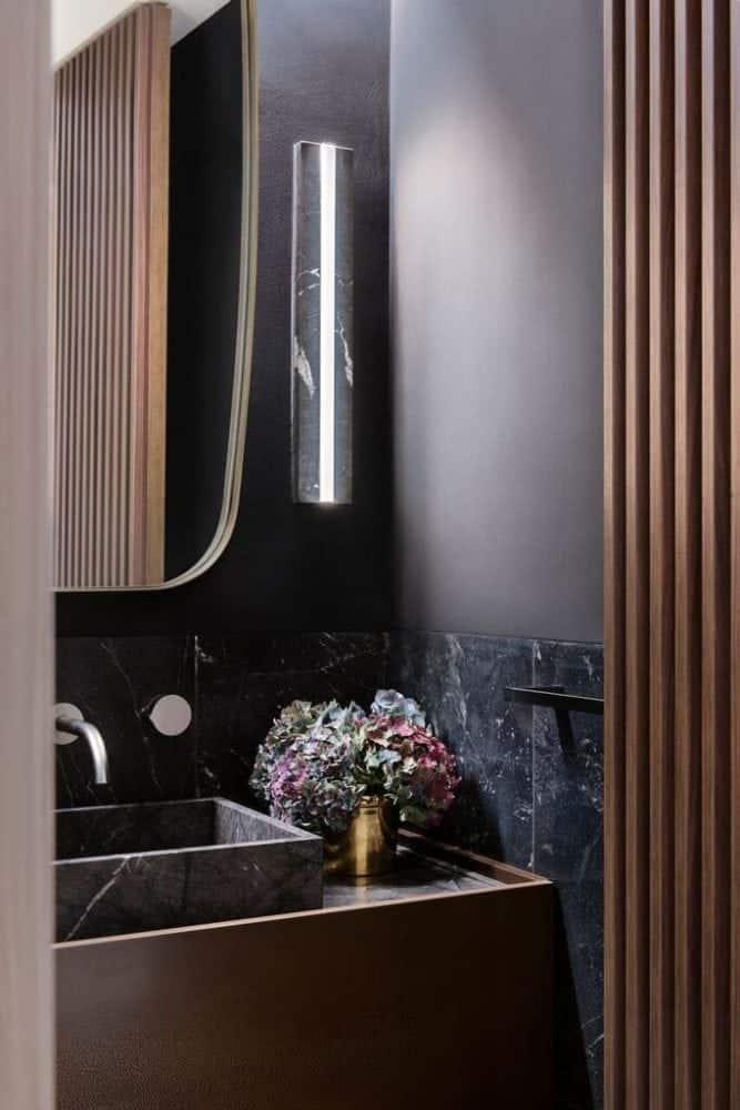 grigio perla vanity bespoke