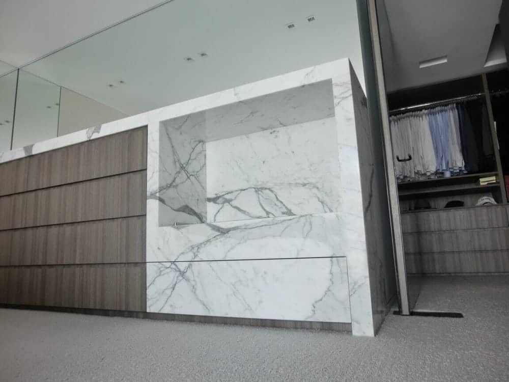 statuario marble fireplace box