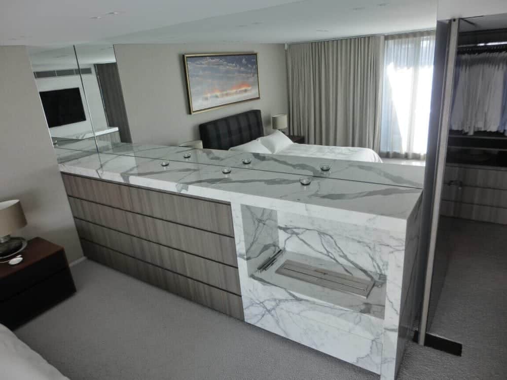 statuario marble fireplace surround