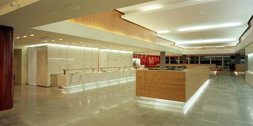 sydney business class lounge calacatta wall cladding