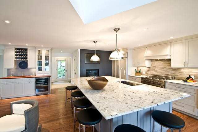 White Granite Kitchen