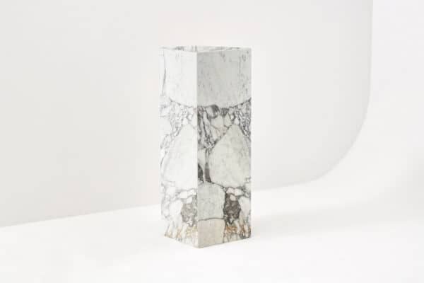 Tall Plinth Arabescato1