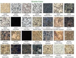 How To Choose the Colour of Your Granite