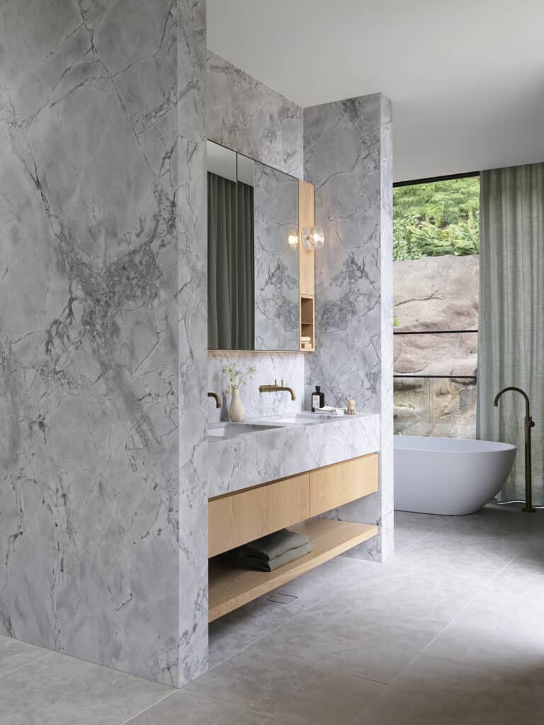Super White Bathroom Walls
