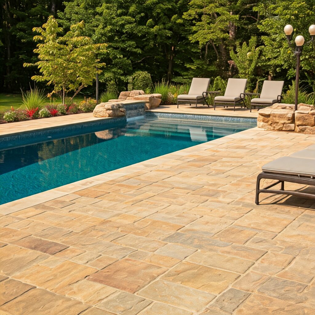 Stone Pavers Vs Concrete For Your Pool Area