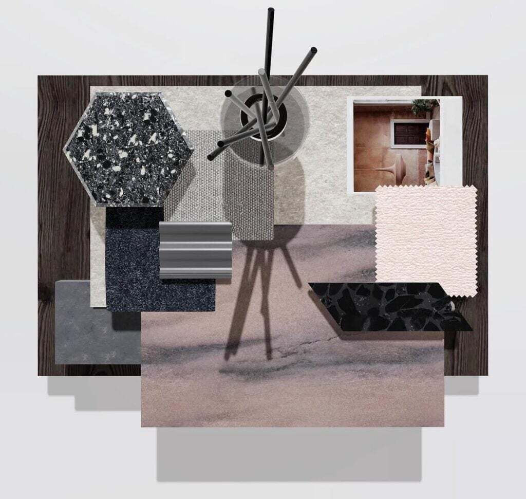 Pink Marble Sample Board