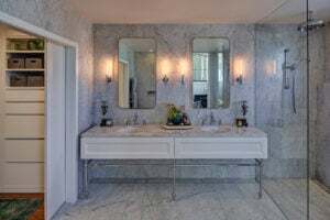 Carrara Bathroom Walls Floors Watsons Bay Residence 01