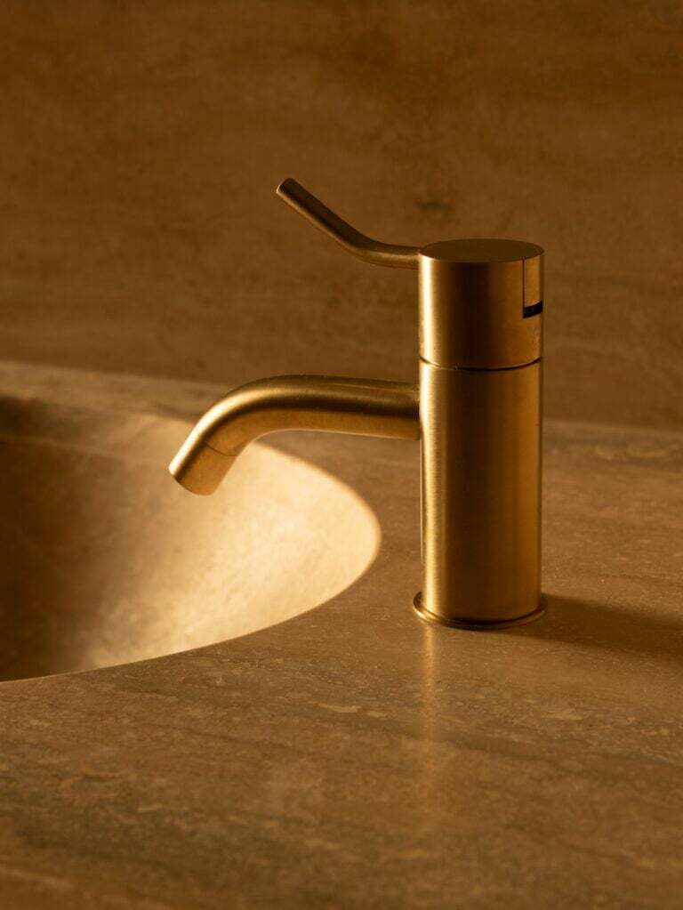 Silver Travertine Sink