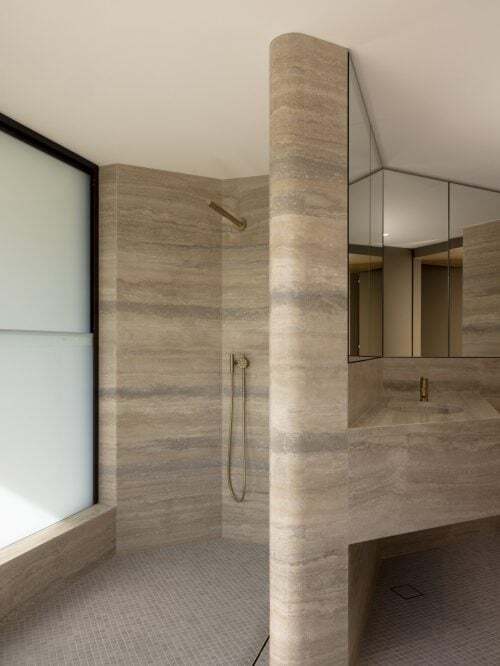 Silver Travertine Bathroom