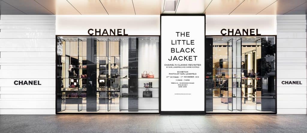 brisbane chanel boutique facade 2