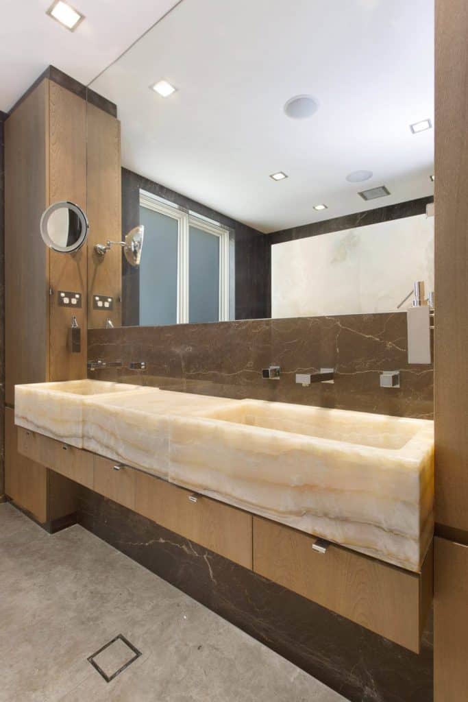 onyx iris solid double vanity