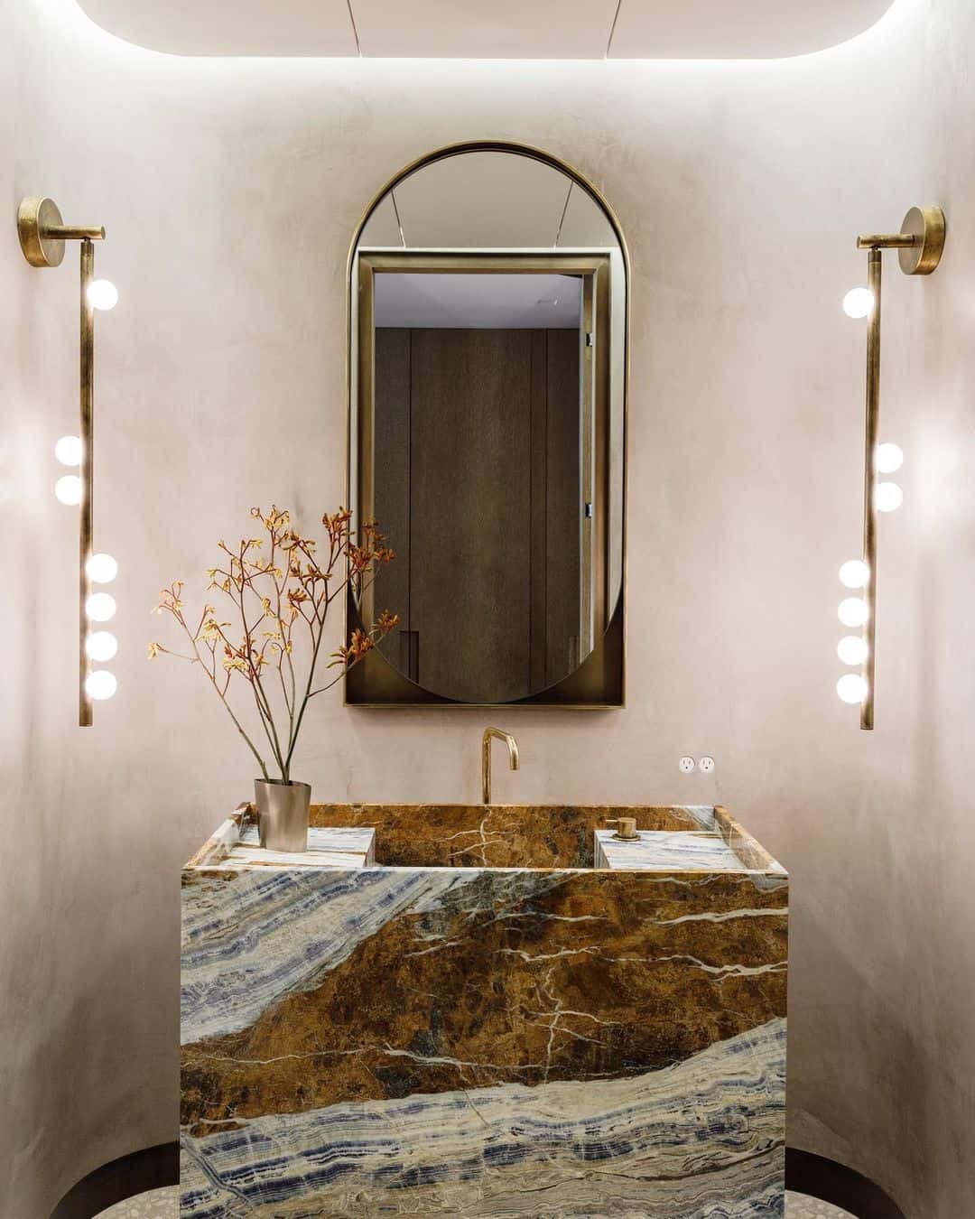 Blue Dreams Marble Vanity Blue Dreams Marble Vanity