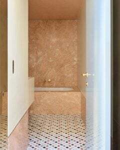 Coral Pink Bathroom