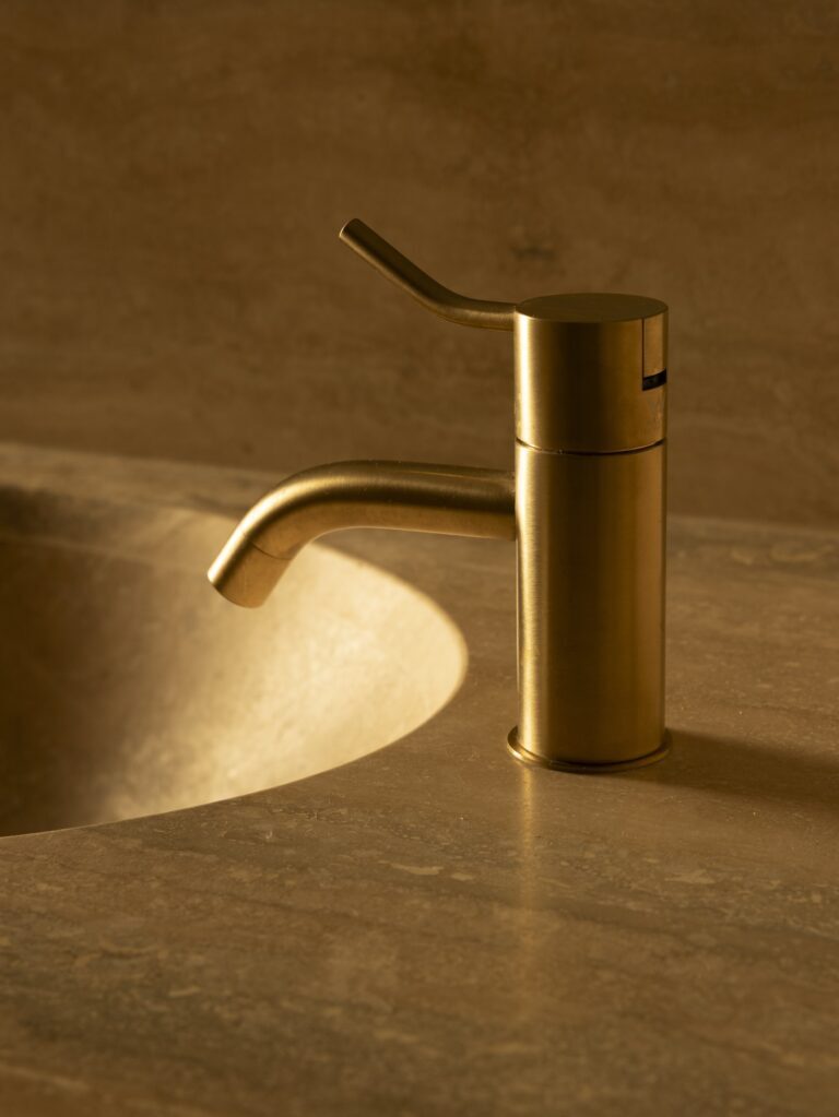 Silver Travertine Sink