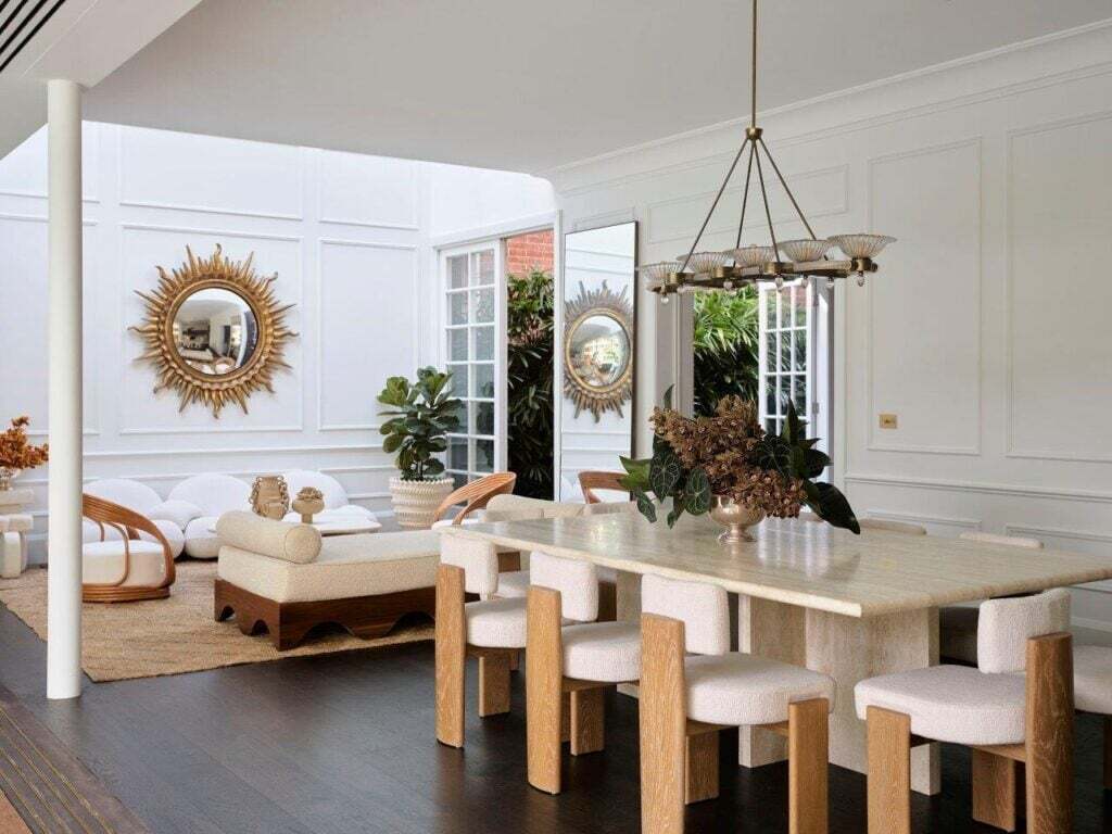 Travertine Dining Table 1